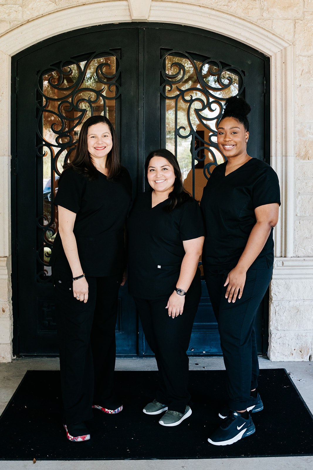 The Forte Implant Center team at the front entrance
