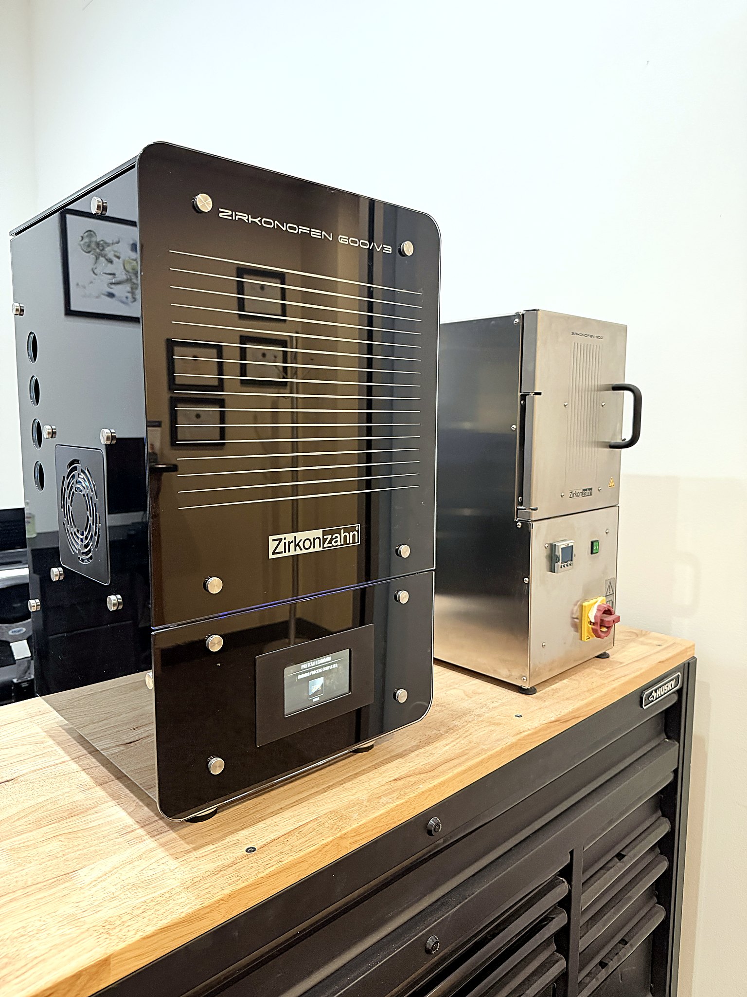 Zirconia sintering furnaces in Forte Implant Center's in-house lab